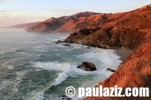 Glowing Coastline